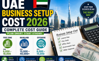 UAE business setup cost guide